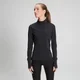 Power Ultra Top Lange Mouwen & ¼ Rits - Zwart