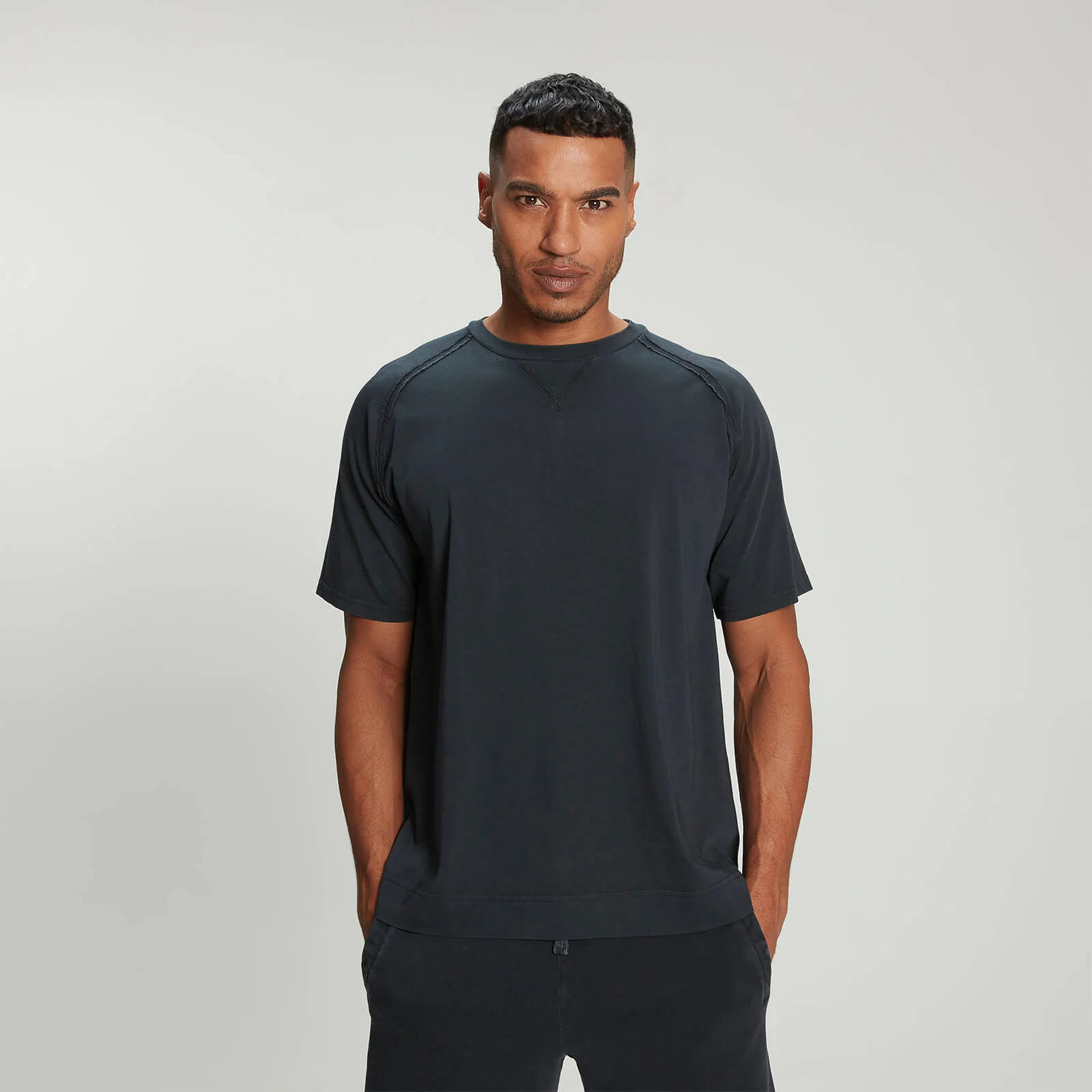 MP Training Heren T-shirt - Gewassen zwart - XS Afbeelding 1