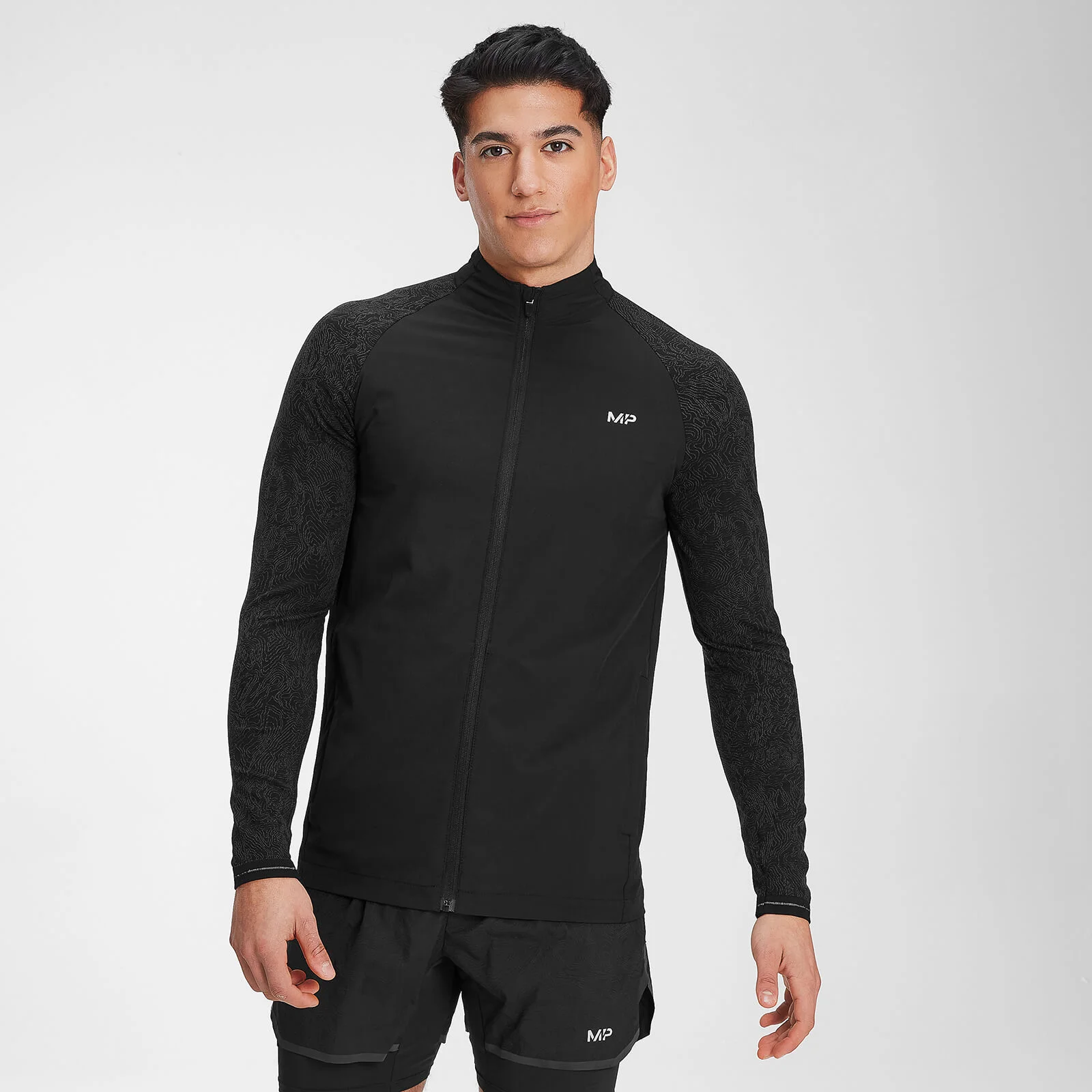 MP Velocity trainingsjack voor heren - Zwart - XXS Afbeelding 1