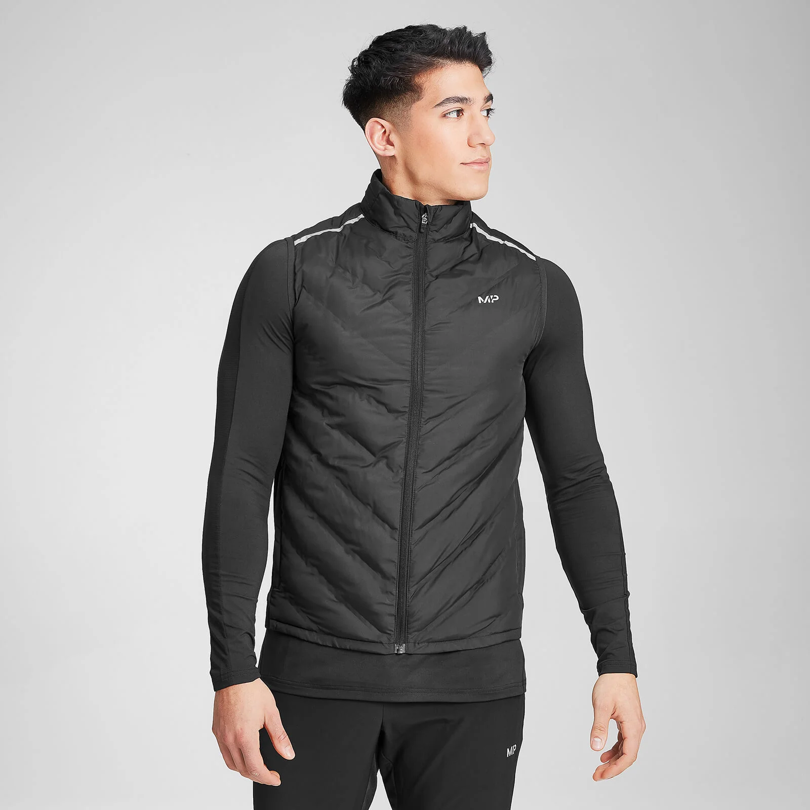 MP Velocity bodywarmer voor heren - Zwart - XXS Afbeelding 1