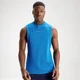 MP Originals hemd met diep uitgesneden armsgaten voor heren - Echt blauw