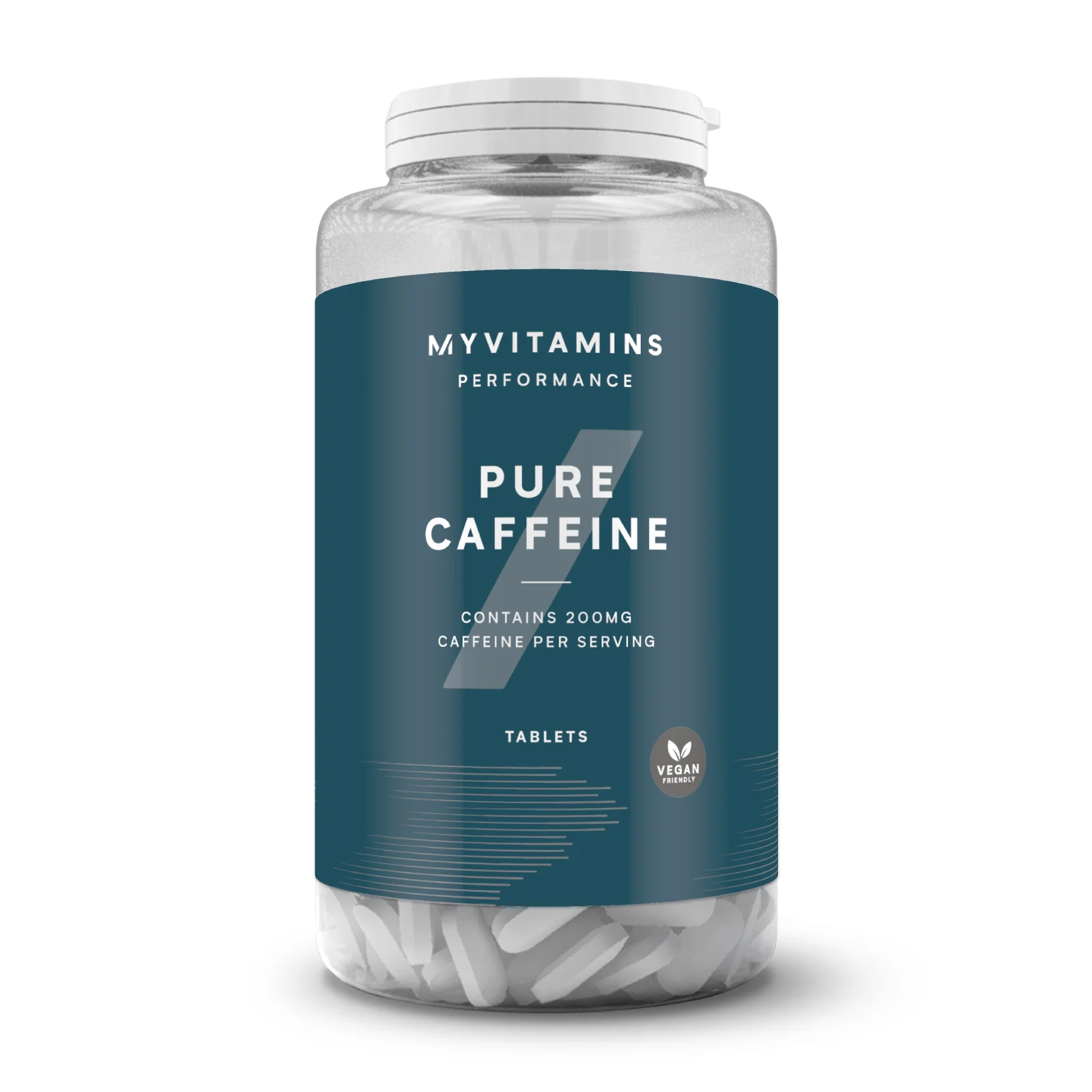 Pure Cafeïne Tabletten - 100tabletten Afbeelding 1