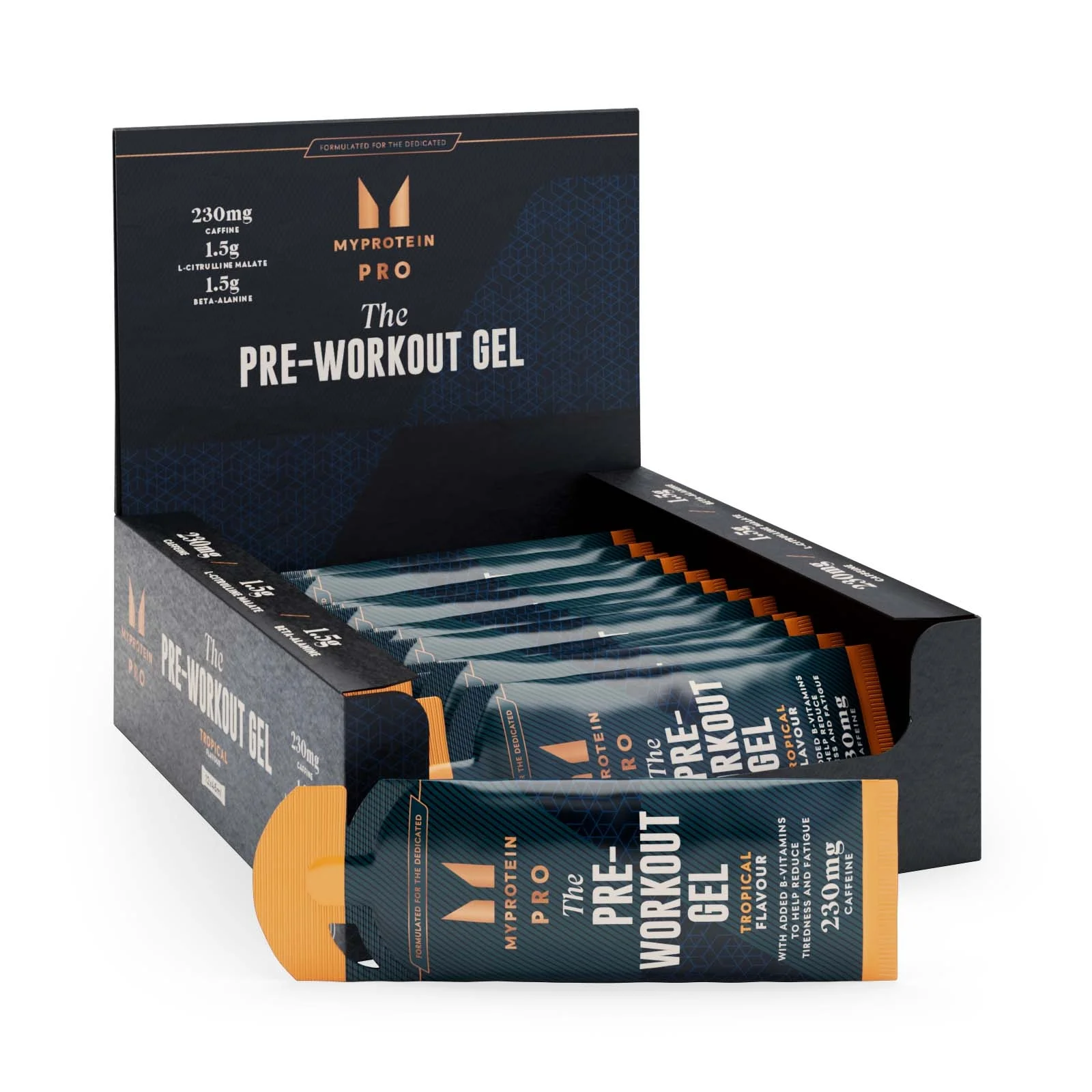 Pre-Workout Gel - 12 x 50g - Tropisch Afbeelding 1