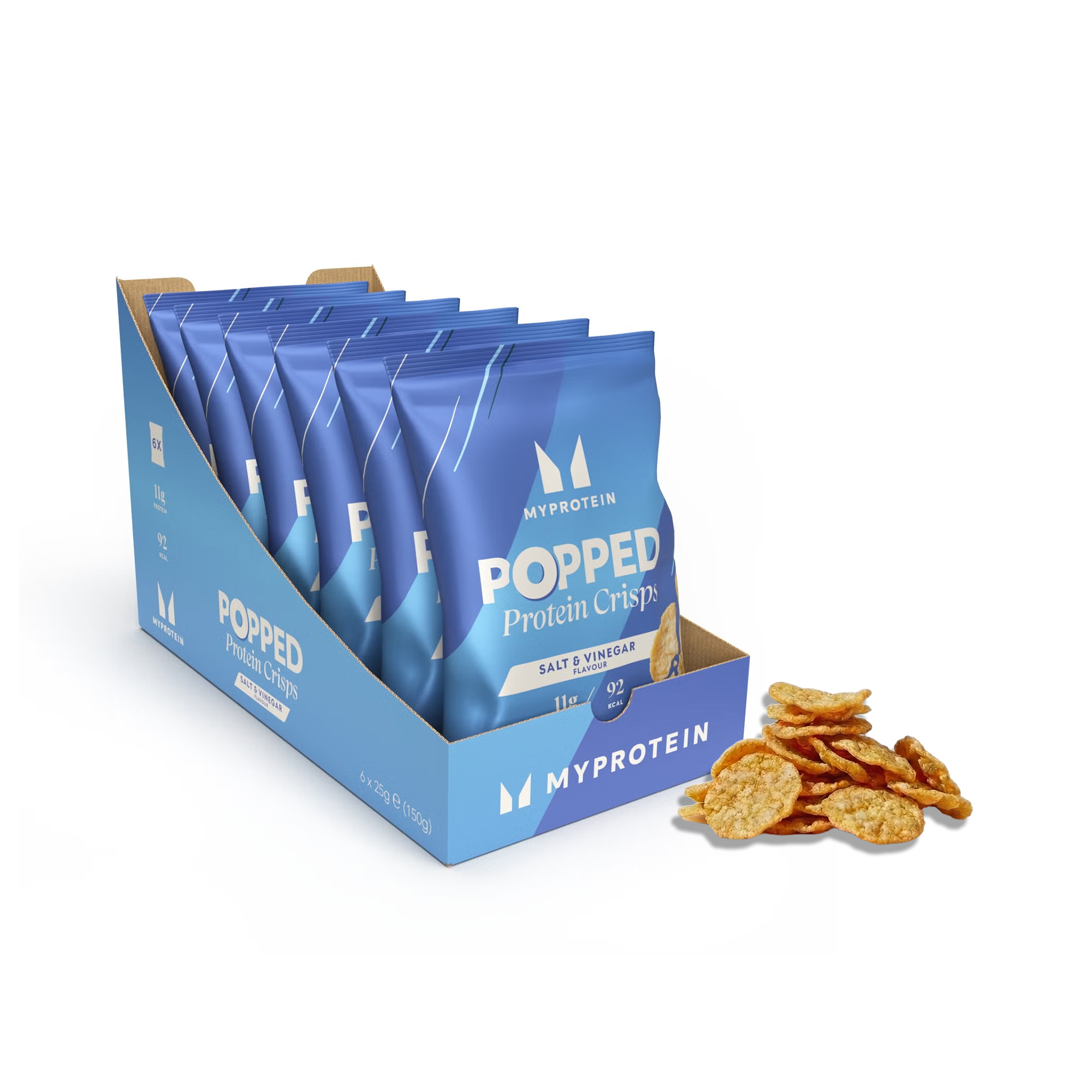 Gepofte eiwitchips - Salt & Vinegar Afbeelding 1