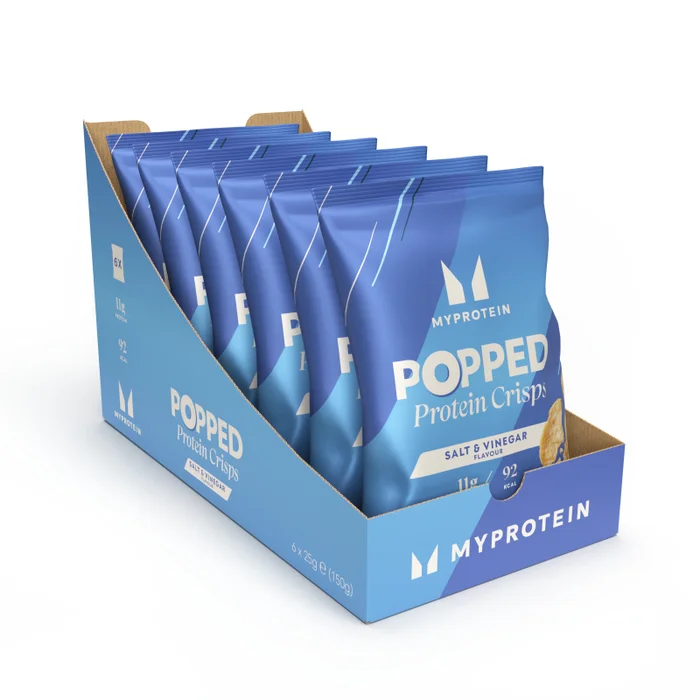 Gepofte eiwitchips