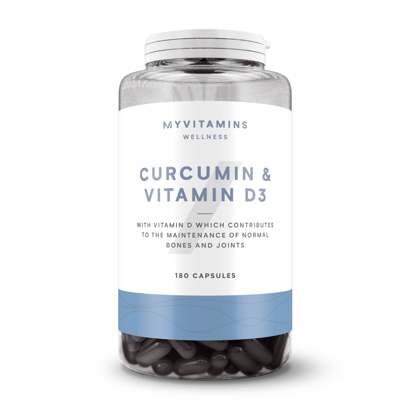Curcumin & Vitamine D3 Capsules - 60Capsules Afbeelding 1