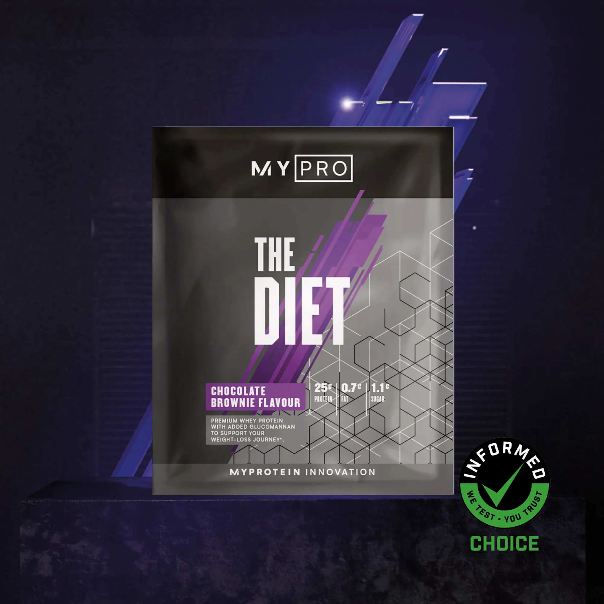 THE Diet (Sample) - 34g - Chocolade Brownie Afbeelding 1