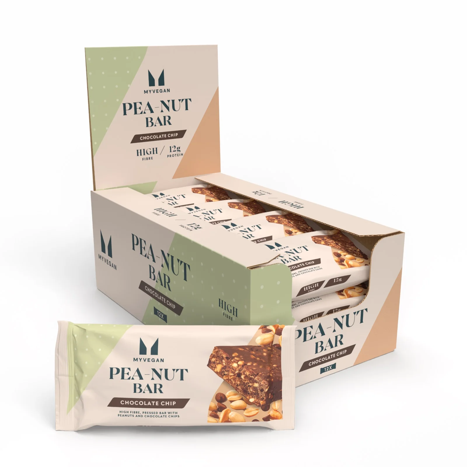 Pea-Nut Square - Chocolade Chip Afbeelding 1