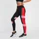 Power Colour Block Leggings - Black/Danger