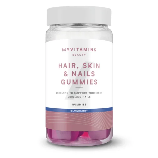 Haren, huid en nagelgummy's - 60gummies - Nieuw - Bosbessen