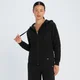 MP Essentials hoodie met rits voor dames - Zwart