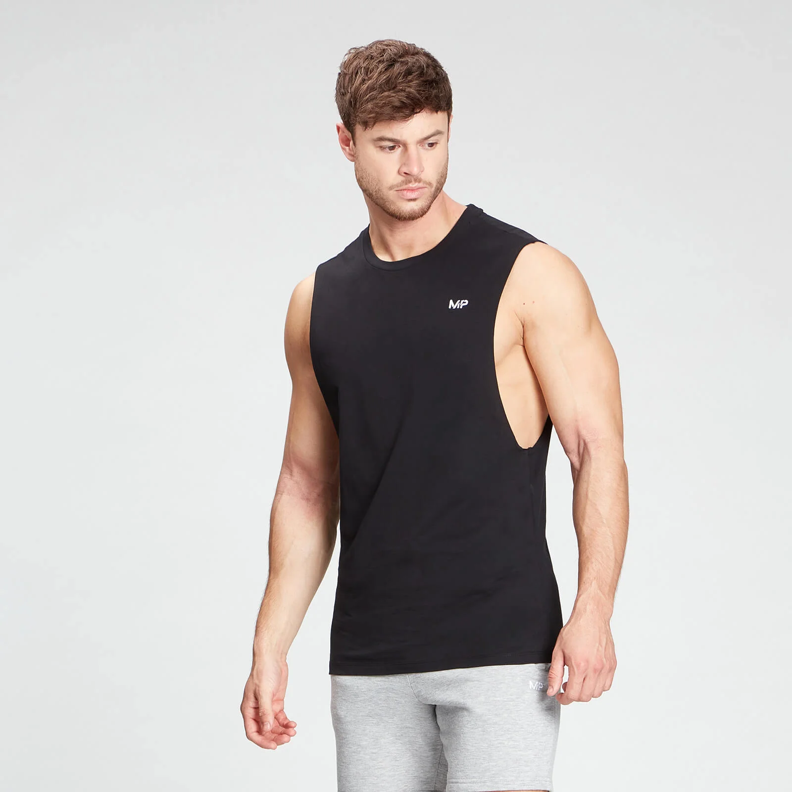 MP 2 Pack Mannen Tank Top - Black/White - XXS Afbeelding 1