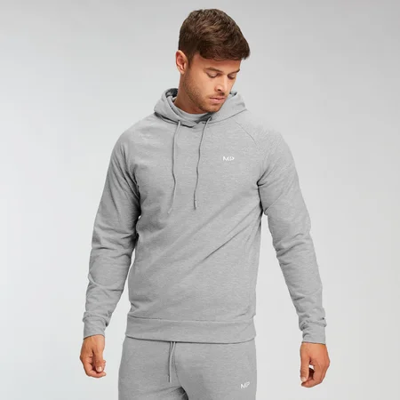 MP Form hoodie met capuchon voor heren - Grijs gemêleerd