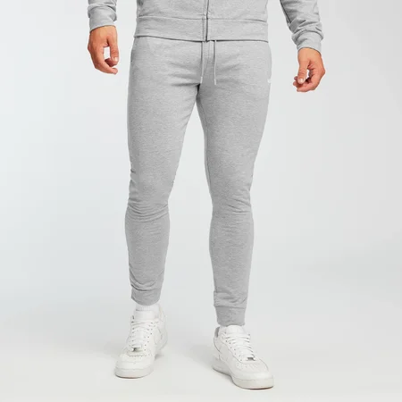 MP Form slim fit joggingbroek voor heren - Grijs gemêleerd