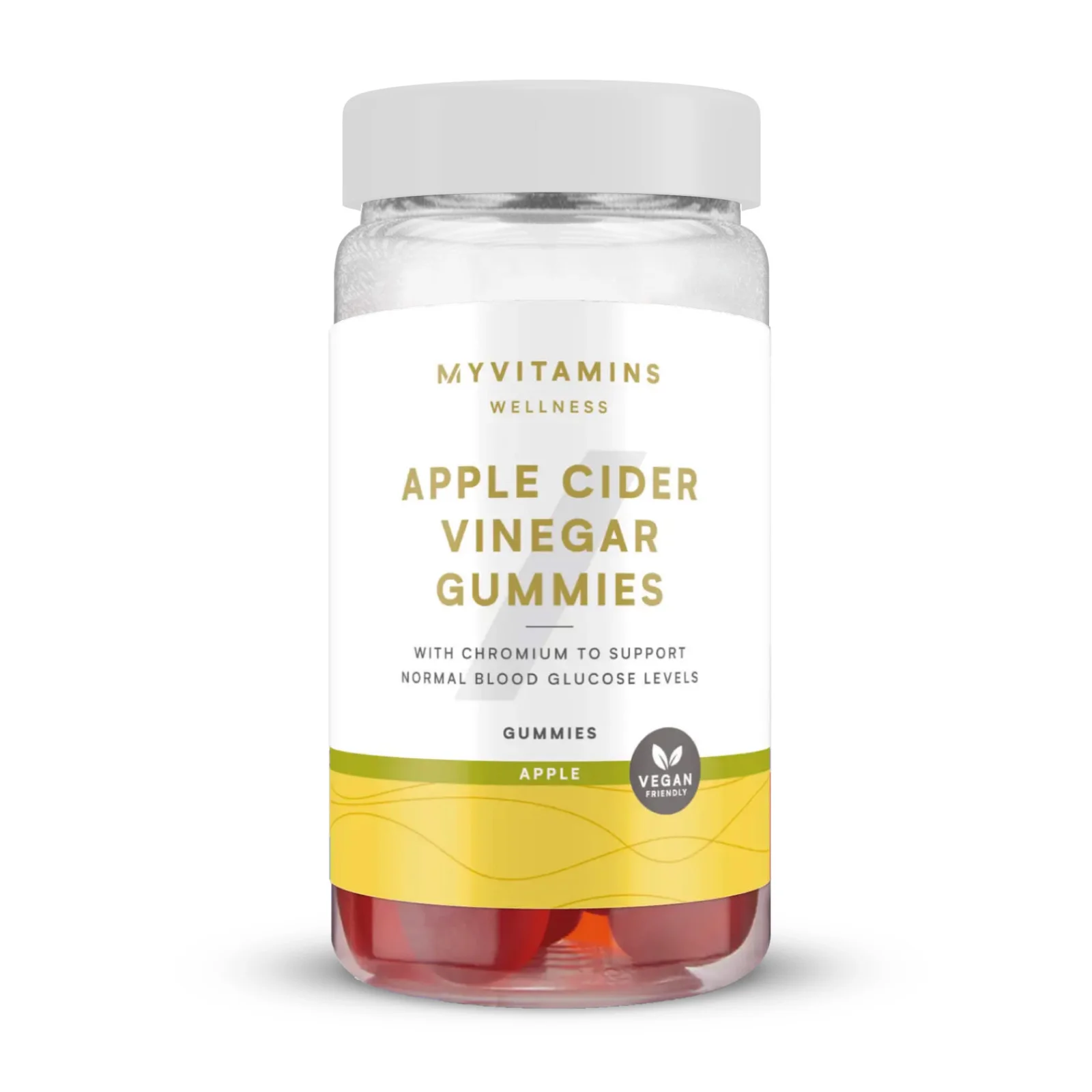 Apple Cider Vinegar Gummies - 60gummies - Appel Afbeelding 1