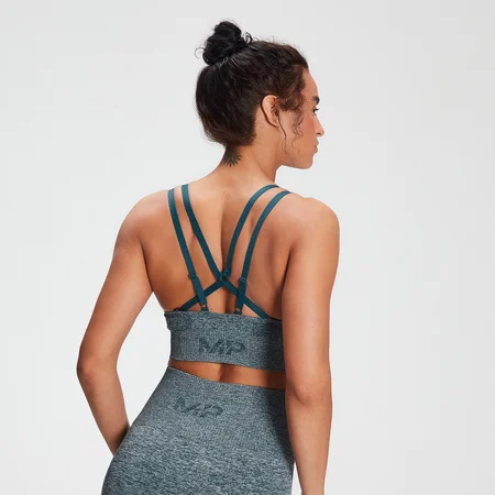 MP Women's Training Seamless Beha - Diepzeeblauw