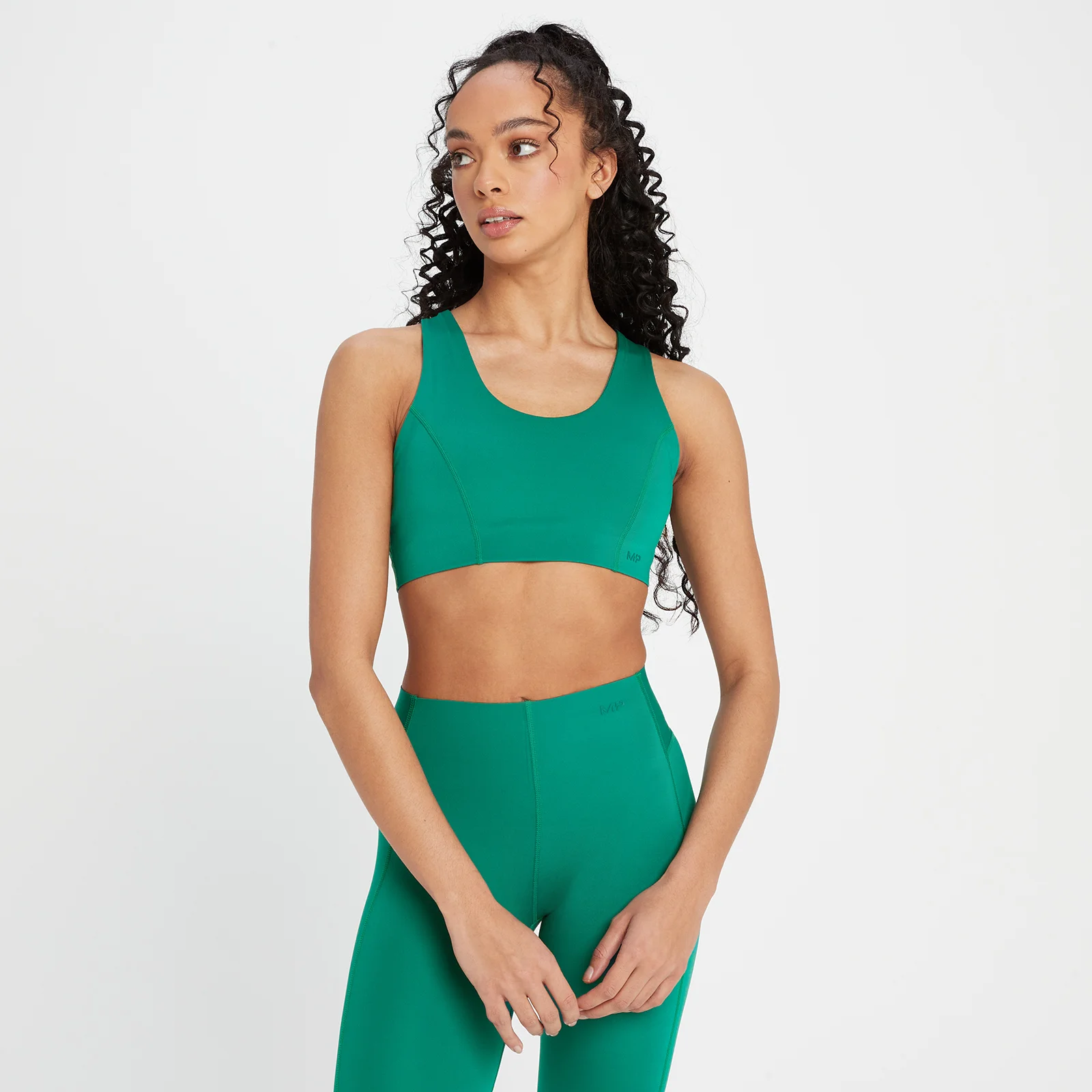 MP Women's Composure Repreve® Sportbeha - Energy Green - XXS Afbeelding 1