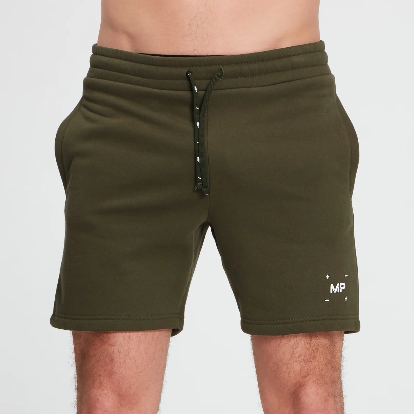 MP Men's Central Graphic Shorts - Dark Olive - XXS Afbeelding 1