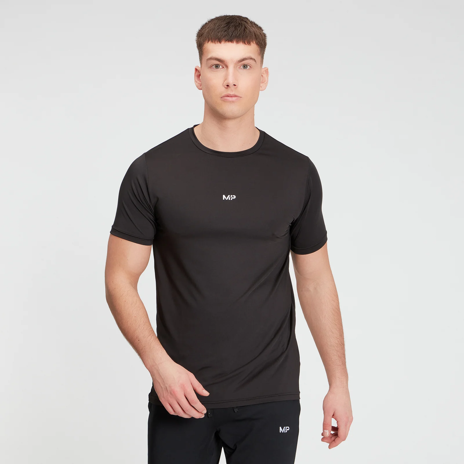 MP Men's Graphic Training Short Sleeve T-Shirt - Black - XXS Afbeelding 1
