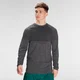 MP Essentials naadloze top met lange mouwen voor heren - Storm Grey Marl