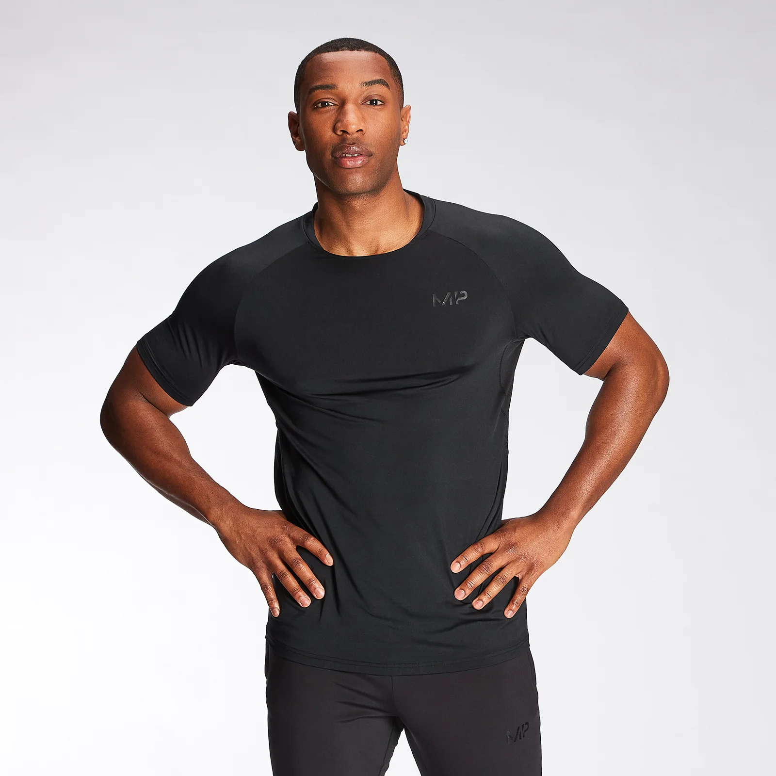 MP Men's Agility Short Sleeve T-Shirt - Black - XXS Afbeelding 1
