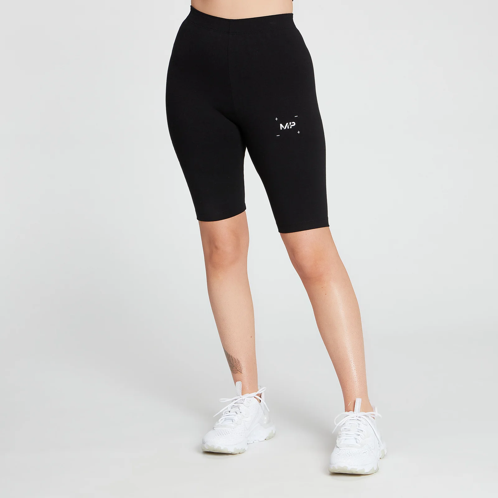 MP Women's Central Graphic Cycling Shorts - Black - XXS Afbeelding 1