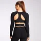 MP Power Long Sleeve Dames Top - Zwart