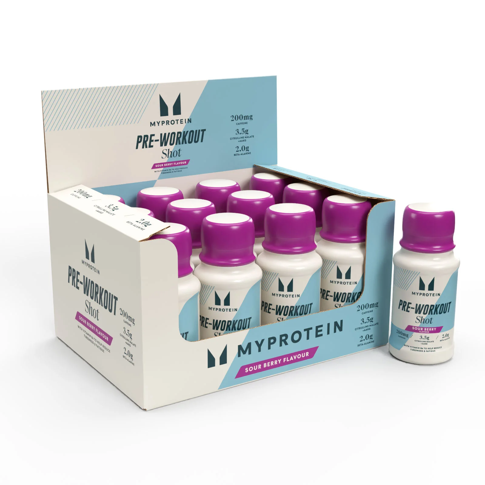 Pre-Workout Shot - Zure Bes Afbeelding 1