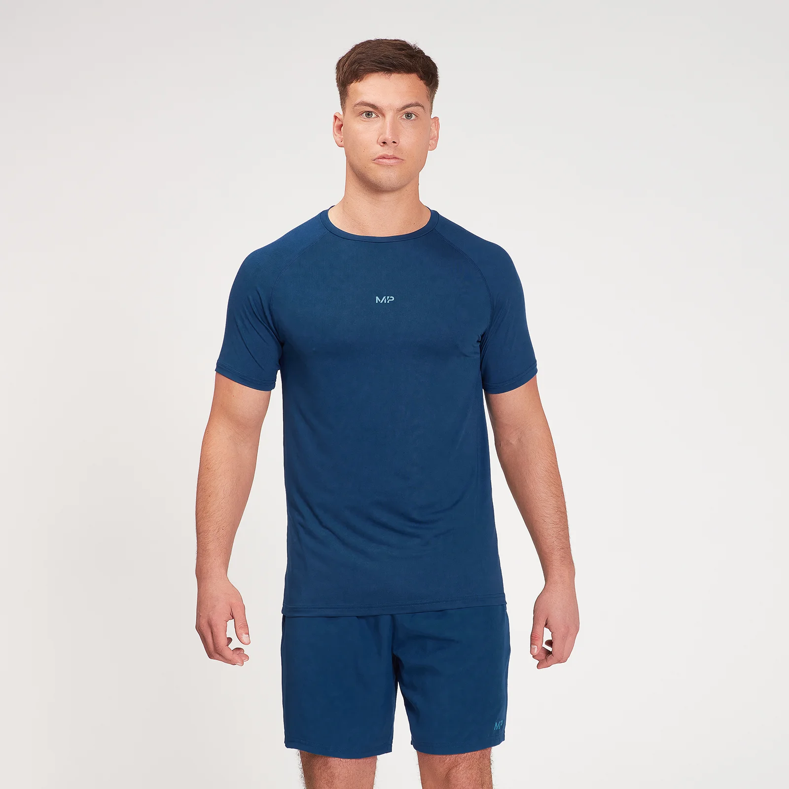 MP Men's Fade Graphic Training Short Sleeve T-Shirt - Dark Blue - XXS Afbeelding 1