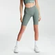 MP Women's Fade Graphic Training Cycling Shorts - Gewassen Groen