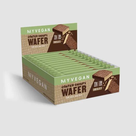 Vegan Coated Crispy Wafer - Chocolade