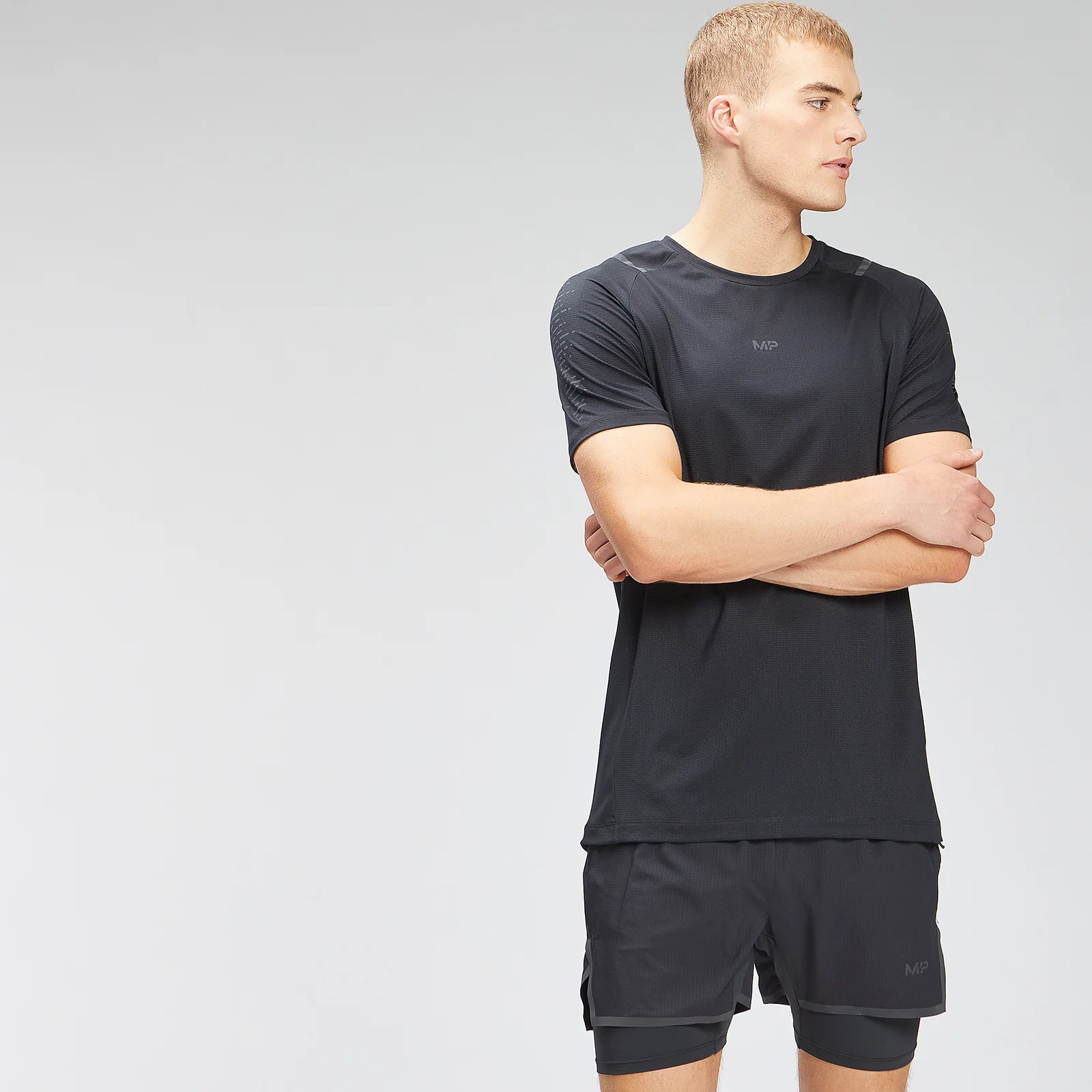 MP Velocity T-shirt met korte mouwen voor heren - Zwart - XXS Afbeelding 1