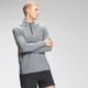MP Heren Velocity 1/4 Zip Top - Charcoal Marl