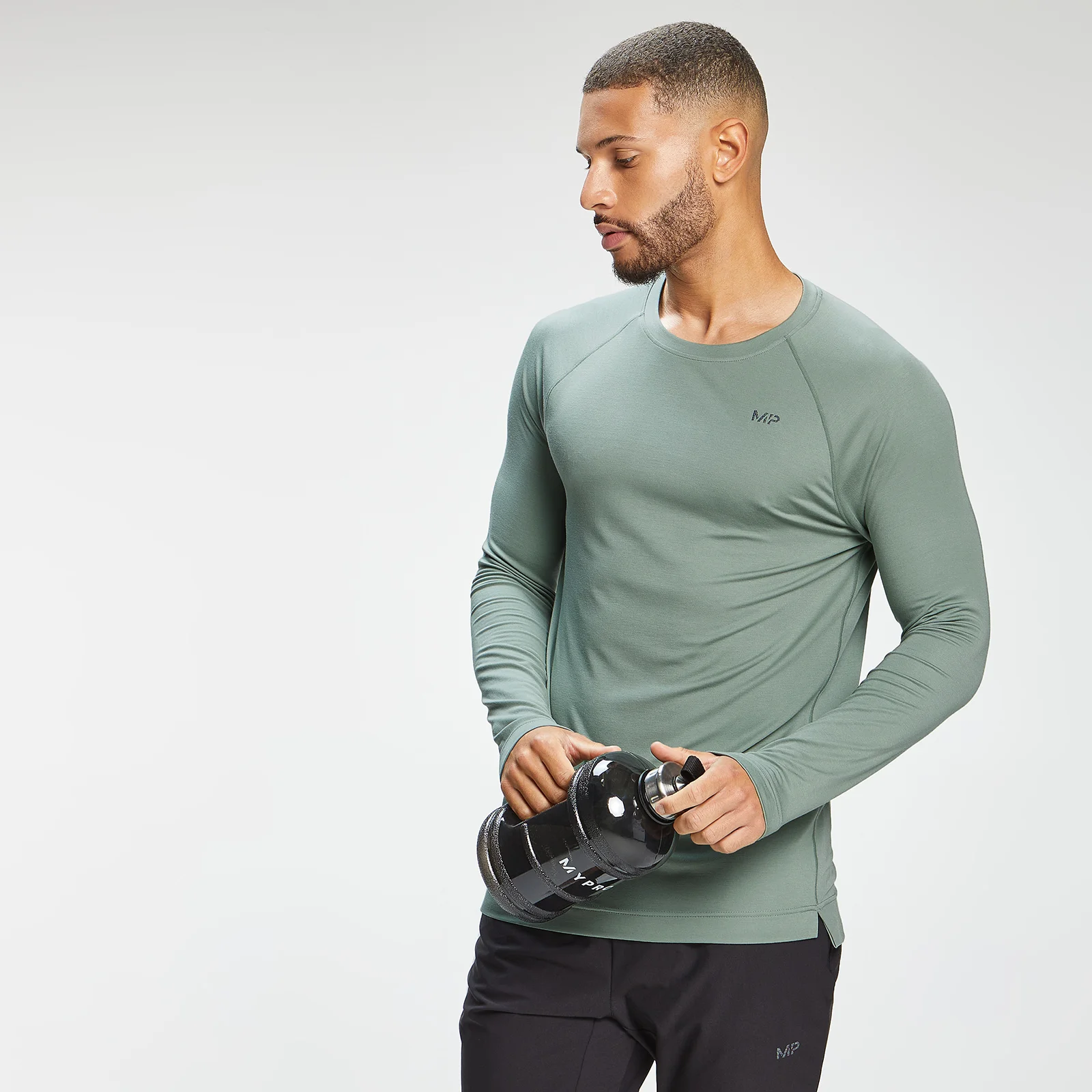MP Men's Composure Long Sleeve Top - Lichtgroen - XXS Afbeelding 1