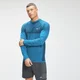 MP Men's Essential Seamless Long Sleeve Top - Bright Blue Marl