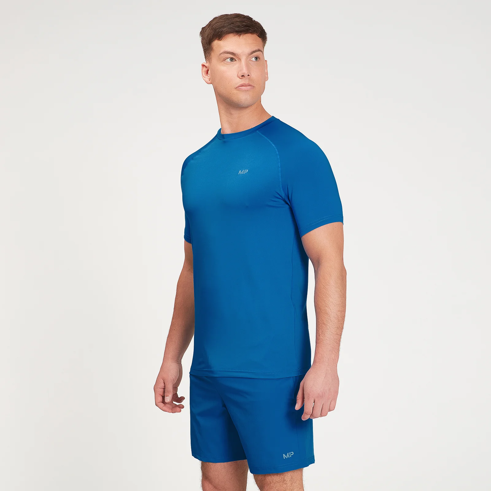 MP Grafisch T-shirt met korte mouwen voor heren - True Blue - XXS Afbeelding 1