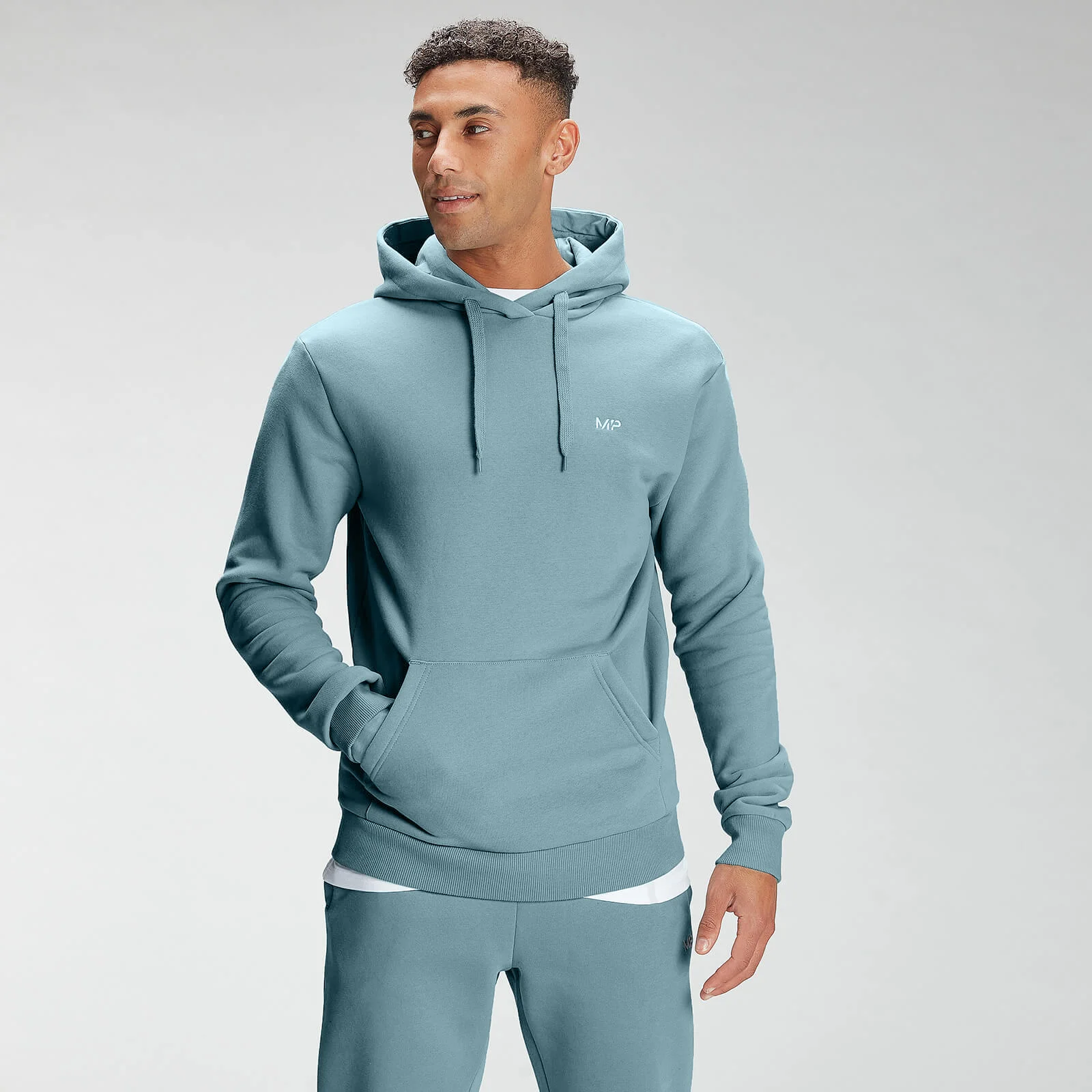 MP Men's Rest Day Hoodie - Ice Blue - XXS Afbeelding 1