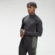 MP Tempo shirt met kwartrits voor heren - Zwart