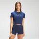 MP Adapt Camo Logo Crop T-shirt voor dames - Petrolblauw