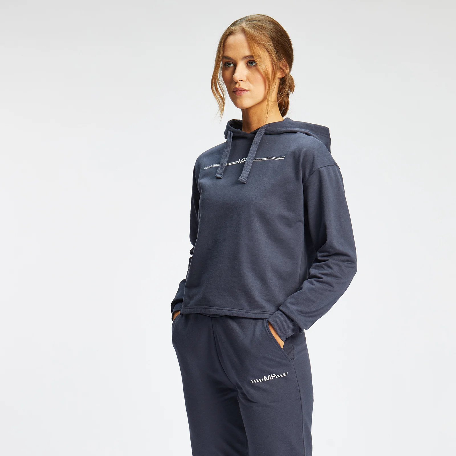 MP Women's Mini Mark Graphic Hoodie - Graphite - XXS Afbeelding 1