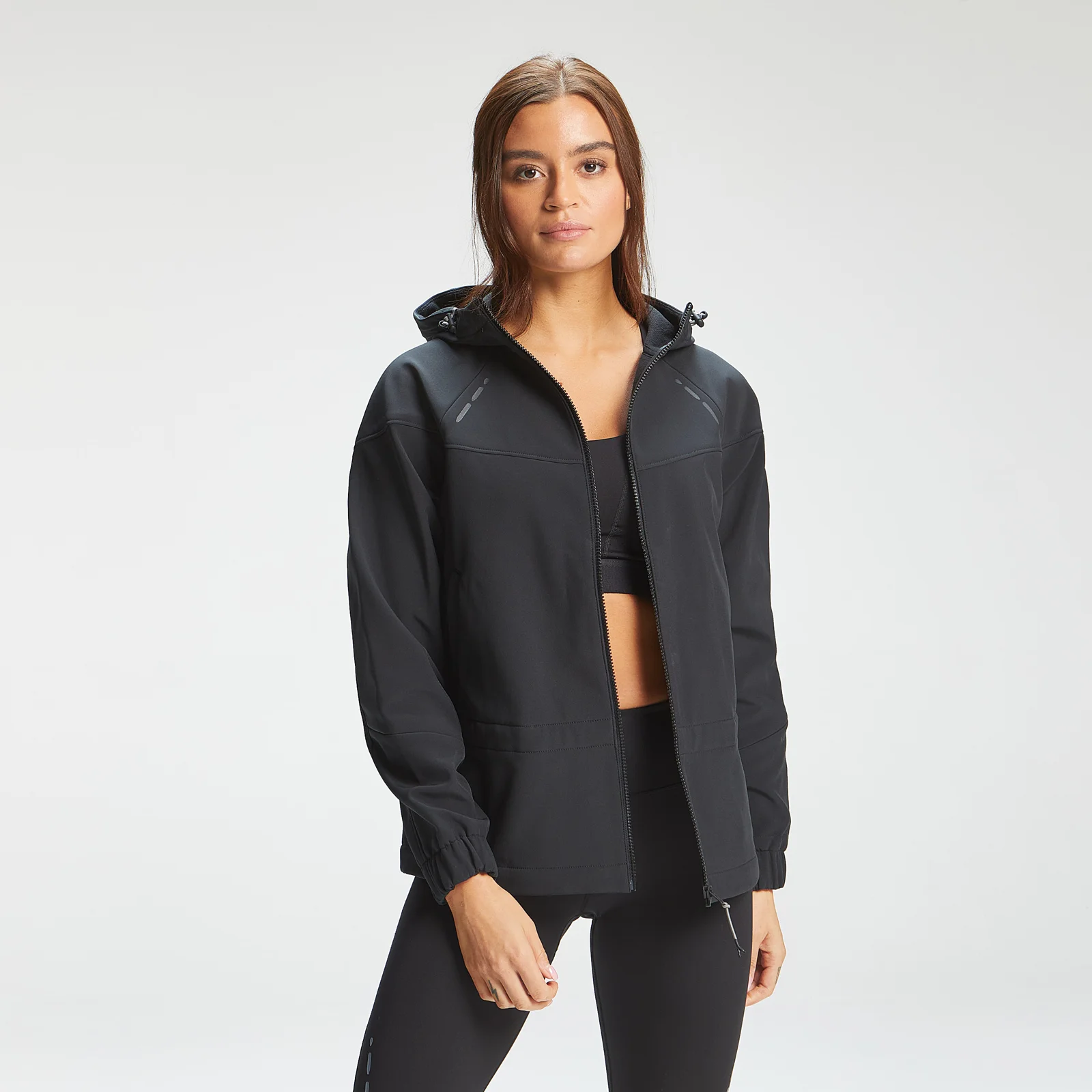 MP Women's Power Ultra Soft Shell Jacket - Black - XXS Afbeelding 1