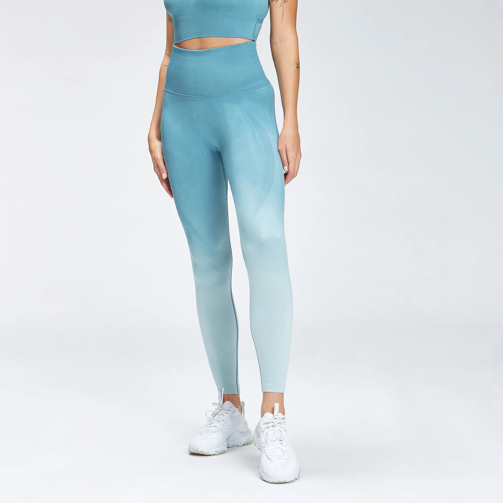MP Vrouwen Velocity Naadloze Legging - Oceaan Blauw - XXS Afbeelding 1