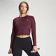 MP Essentials Women's Training Dry Tech Long Sleeve Crop Top - Port