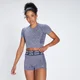 MP Vrouwen Curve Crop T-shirt met korte mouwen - Galaxy Blue
