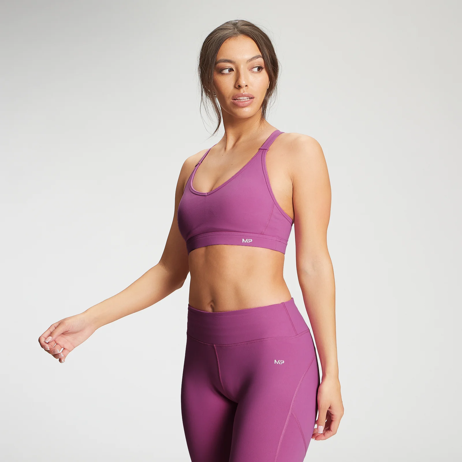 MP Power Mesh Sportbeha voor dames - Orchidee - XXS Afbeelding 1