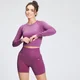 MP Vrouwen Shape Naadloze Long Sleeve Crop Top - Orchid