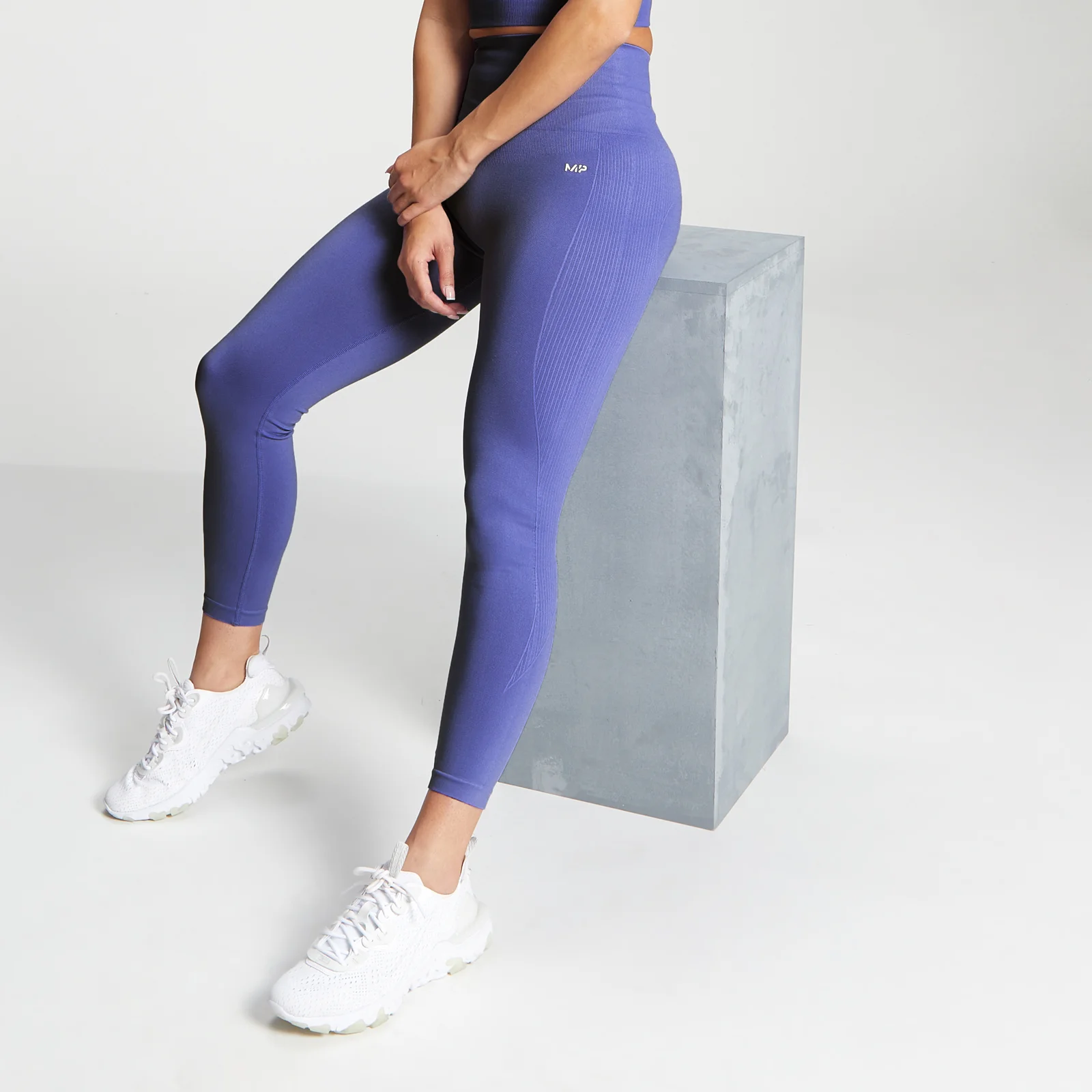 MP Women's Shape Seamless 7/8 Leggings - Bluebell - XXS Afbeelding 1