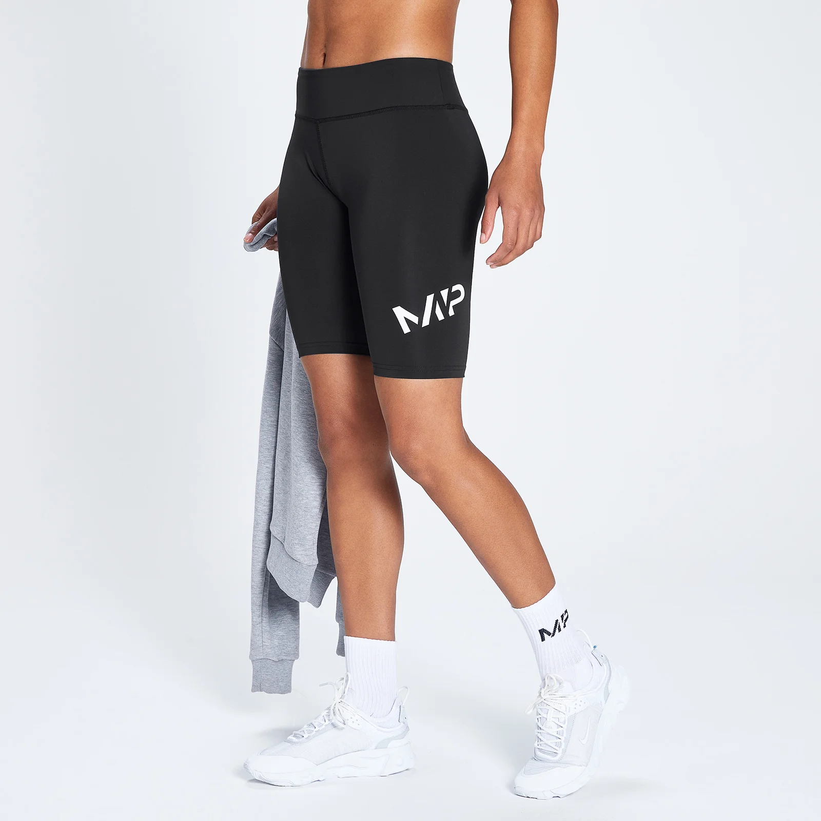 MP Training lange fietsbroek voor dames - Zwart - XXS Afbeelding 1