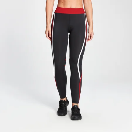 MP Women's Engage Colour Block Leggings - Zwart/Danger