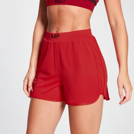 MP Women's Engage Lichtgewicht Jersey Shorts - Gevaar/Zwart